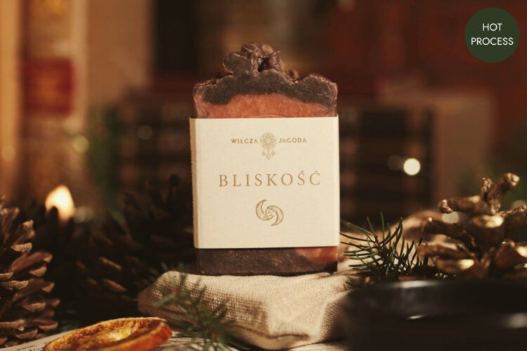 Bliskość - mydło naturalne czekoladowo malinowe