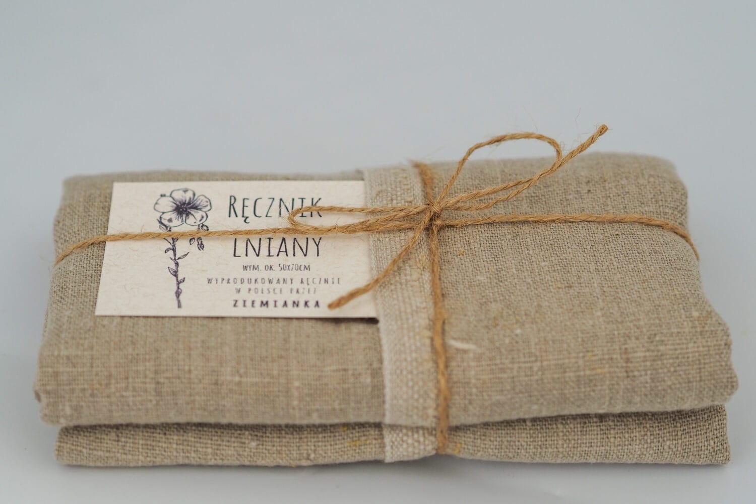 Ręcznik Lniany - w rozmiarze uniwersalnym