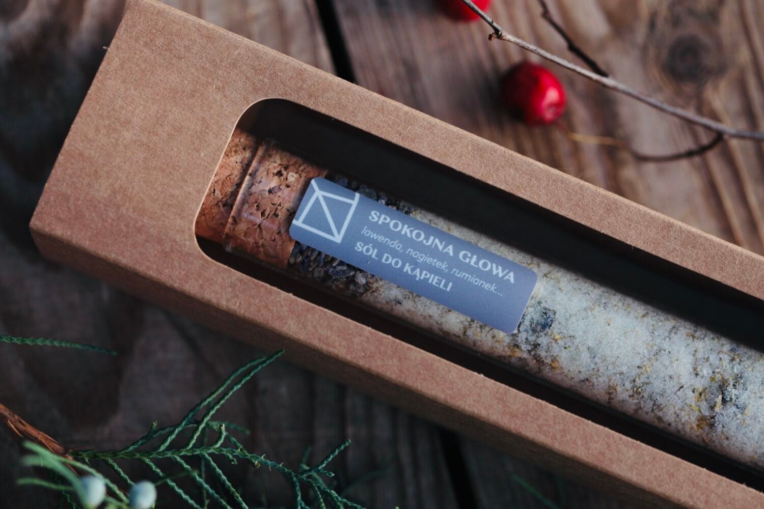 Sol do kapieli Spokojna Glowa Fiolka 3 Wilcza Jagoda