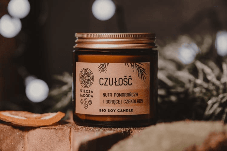 Czułość - otulająca zapachami świeca sojowa - mała 60 ml